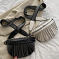 Studded Tassel Sling Bag
