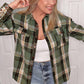 Evergeen Stud Button Up