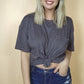 Raw Edge Tee Basic