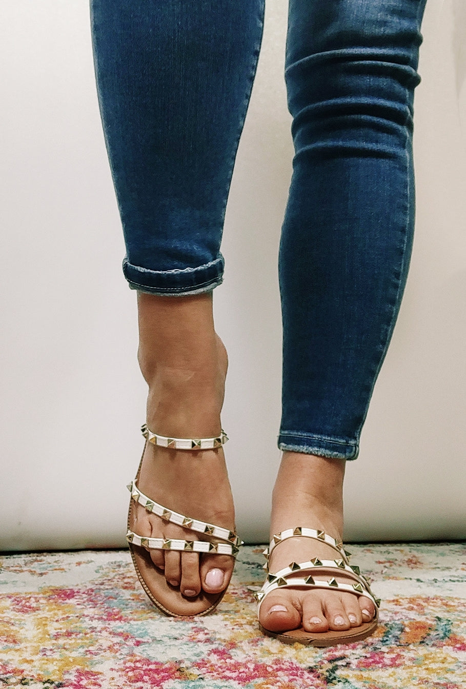 Claire Studded Sandals