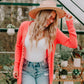 Coral Cardigan